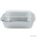 Disposable Aluminum Foil Pans 8 x 8 Square Cake Pan With Dome Lid 5 Sets - B019SKUOOY